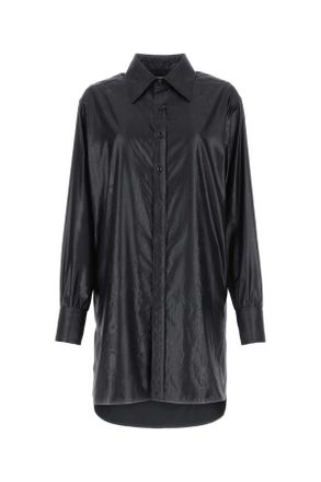 Maison Margiela Black Fabric Oversize Shirt