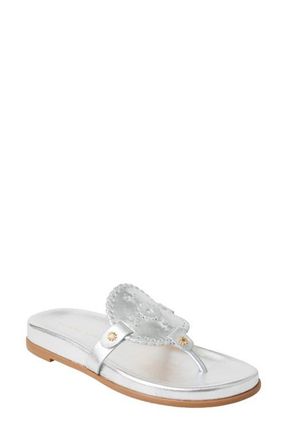 Jack Rogers Collins Sandal in Silver at Nordstrom, Size 7.5
