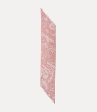 Vivienne Westwood Two Point Scarf Two Point Red Unisex
