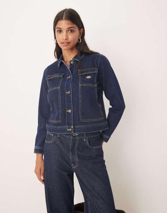 Dickies APAC - Giacca in denim indaco-Blu