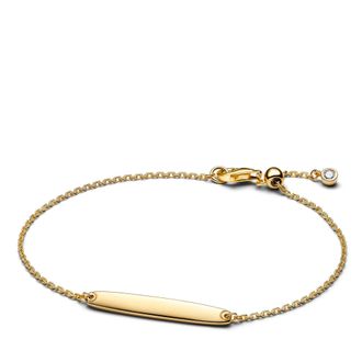 Pandora Bracelets - Gravierbares Stab Kettenarmband - silver - Bracelets for ladies