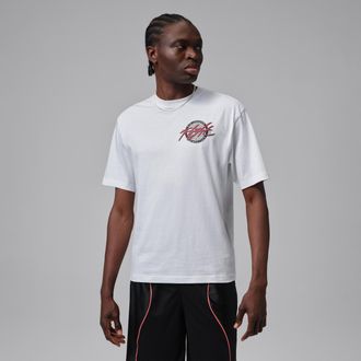 Nike Jordan Mens Jordan Flight T-Shirt in White | IF3067-100