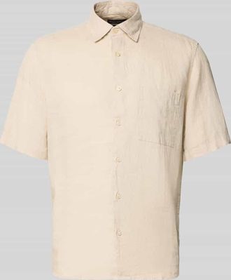 Marc O'Polo Regular Fit Freizeithemd aus reinem Leinen in Ecru, Gr&ouml;&szlig;e XXL