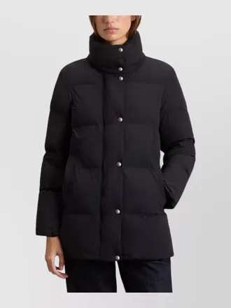 Woolrich quilted high-neck midi down jacket
