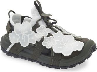 Cecilie Bahnsen x The North Face Sandal in Tnf White - Forest Night Green at Nordstrom, Size 5