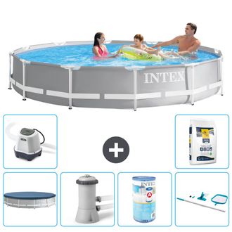 Intex Piscina Prism Frame Redonda - 366x76 Cm - 7-piezas S31922