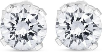 Pompeii3 Platinum 2Ct TW Round Cut Diamond Studs Lab Grown