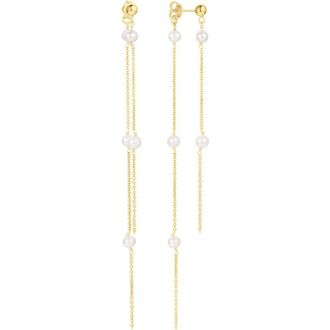 Set & Stones Bobbi Pearl Earrings in Gold at Nordstrom