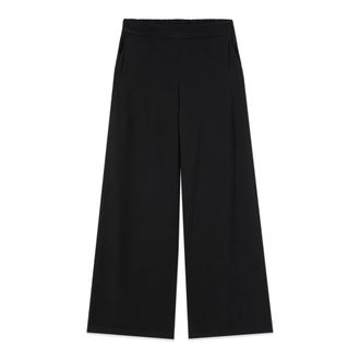 Oltre Dames, Broeken, Zwart, Maat: XS Linnen