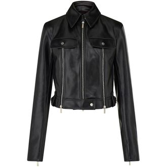 Ferragamo Leather Biker Jacket