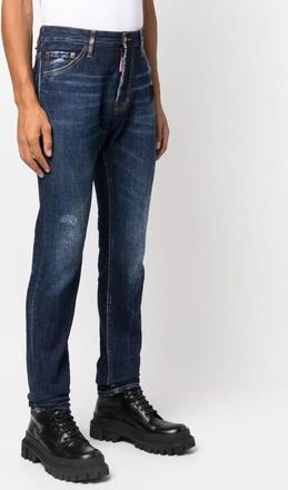 Dsquared2 Mens Cool Guy Jeans Blue Cotton Elastane