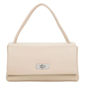 Estro & Luminara Compact Crossbody Bag - female - Estro - Handbags - Beige - ONE SIZE - Bags