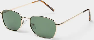 Simons Womens Daisy rectangular sunglasses