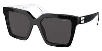 Miu Miu MU03YSF Asian Fit 10G5S0 Womens Sunglasses Black Size 54