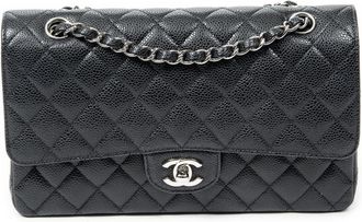 Chanel Pre-owned Womens Classic Double Flap 26 Shoulder Bag - Black - One Size