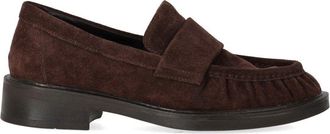 Strategia Brown Suede Loafer
