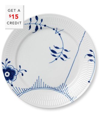 ROYAL COPENHAGEN 10.75In Fluted Mega Dinner Platewith $15 Credit