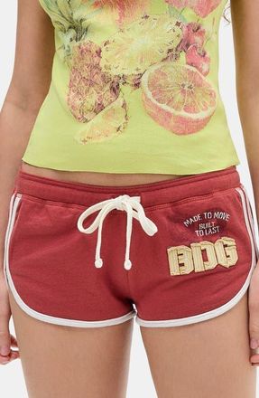 BDG Retro Microshorts in Red at Nordstrom, Size X-Large