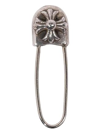 Chrome Hearts safety pin earring - men - Silver - One Size