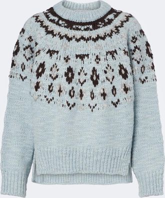 Proenza Schouler Jersey Lizzy Fair Isle