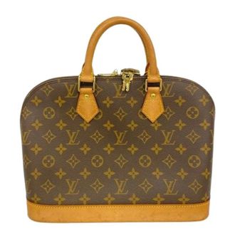 Louis Vuitton Pre-owned Handbags, female, Brown, Size: ONE SIZE Pre-owned Alma PM Handbag