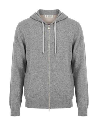 Brunello Cucinelli Cashmere Sweatshirt With Zipper