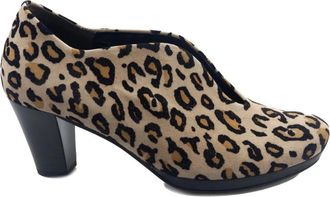 Gabor Pumps met Luipaardprint voor Dames - Dames - Laarzen met Hak - Beige - 35 EU - Su&egrave;de - Schoenen