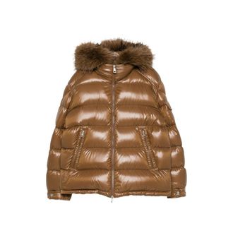 Moncler Faux-fur-trim Quilted Jacket