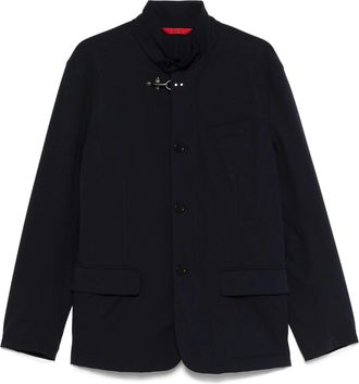Fay Duty Jacket High Stand Collar Clasp