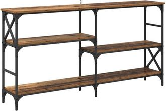 vidaXL Mesa Consola Con Estante Madera Vieja 150 X 29 X 76,5 Cm Vidaxl