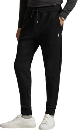 Ralph Lauren Pantalones Jogger de Punto Doble - Trousers - Hombre - Negro - XS