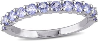 Mimi & Max 4/5ct TGW Tanzanite Stacking Ring in Sterling Silver