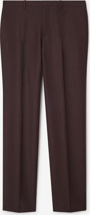 Burberry Striped Wool Mohair Tailored Trousers