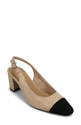 Vaneli Jala Slingback Pump in Beige at Nordstrom, Size 6.5