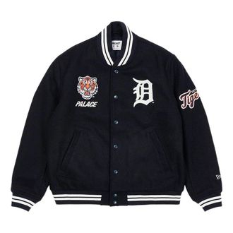 Palace X New Era Detroit Tigers New Ear Wool Stadium Jacket Navy P21DNJK001