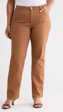 Jones New York Lexington Straight Leg Jeans in Caramel at Nordstrom, Size 20W