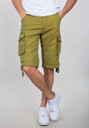 Alpha Industries Shorts ALPHA INDUSTRIES Jet Short, Herren, Gr. 30, Normalgr&ouml;ssen, gr&uuml;n (khaki gr&uuml;n), Obermaterial: 100% Baumwolle, Hosen Shorts