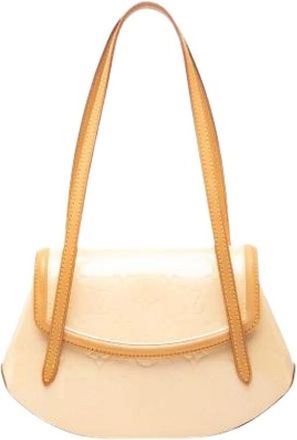 Louis Vuitton Pre-owned Biscayne Bay PM - Dames - Vintage Schoudertas - Beige - ONE Size - Leer - Vintage