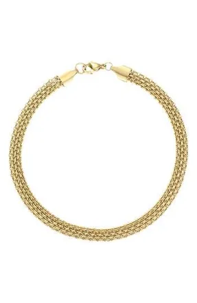 Adornia Tarnish Resistant 18K Gold Plated Multichain Anklet at Nordstrom Rack