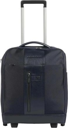 Piquadro Blauwe Koffer Brief 2 Collectie - Heren - Handbagage koffer - Blauw - ONE Size - Nylon - Koffers