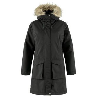 Fjällräven Nuuk Lite Parka Mantel für Damen | schwarz