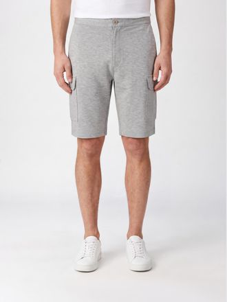 Brunello Cucinelli Pantaloncino cargo in misto cotone e cashmere