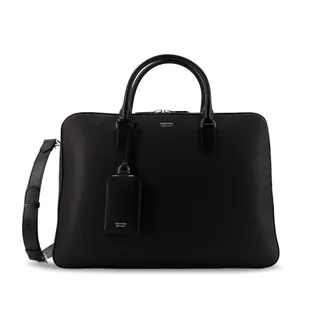 Tom Ford Tassen, Heren, Zwart, ONE Size, Katoen, Elliot Briefcase
