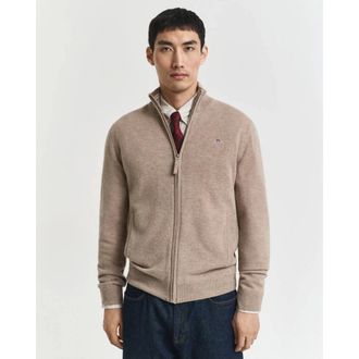 GANT Heren, Truien, Beige, Maat: L Wol