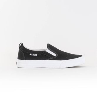 Taos Womens Rubber Soul Canvas Sneakers In Black/white Canvas