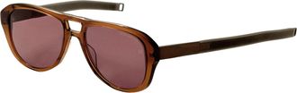 Dita Eyewear Mens 55 mm Brown Sunglasses