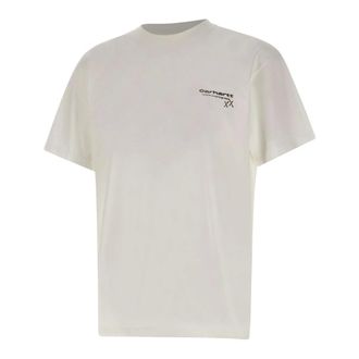 Carhartt Work in Progress Carhartt Wip, T-Shirts, male, White, Size: XS Garble T-Shirt