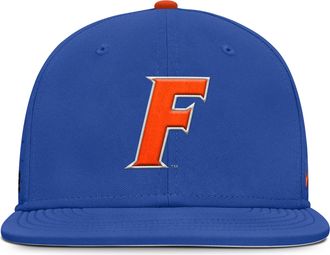 Nike Florida Gators Dugout True Mens Nike Mens Dri-FIT College Fitted Hat in Blue | NC144EVUFN-J26