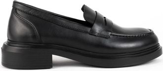 Sergio Moretti Gesloten Loafers - Dames - Loafers - Zwart - 40 EU - Leer - Schoenen
