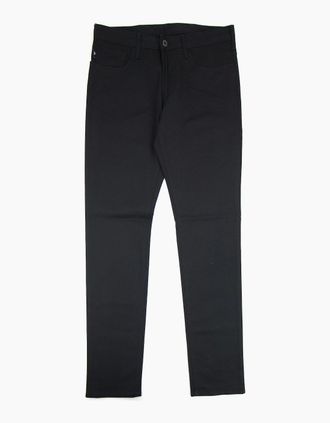 Emporio Armani Mens Armani Jeans J06 Slim Fit Chinos Nero 0999 - Black - Size: 31/34